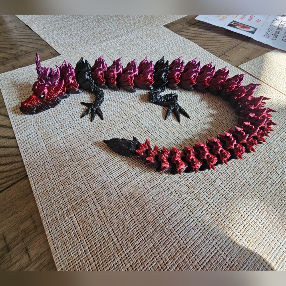 XL Articulated Crystal Dragon Toy - As Seen On TikTok!